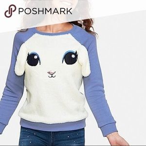 New with tags Justice bunny sweater